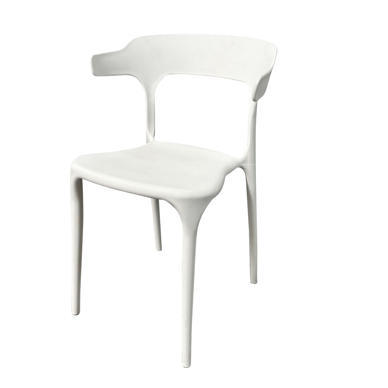 เก้าอี้พลาสติก (BB-P003) LINNE สีขาว - Image 2