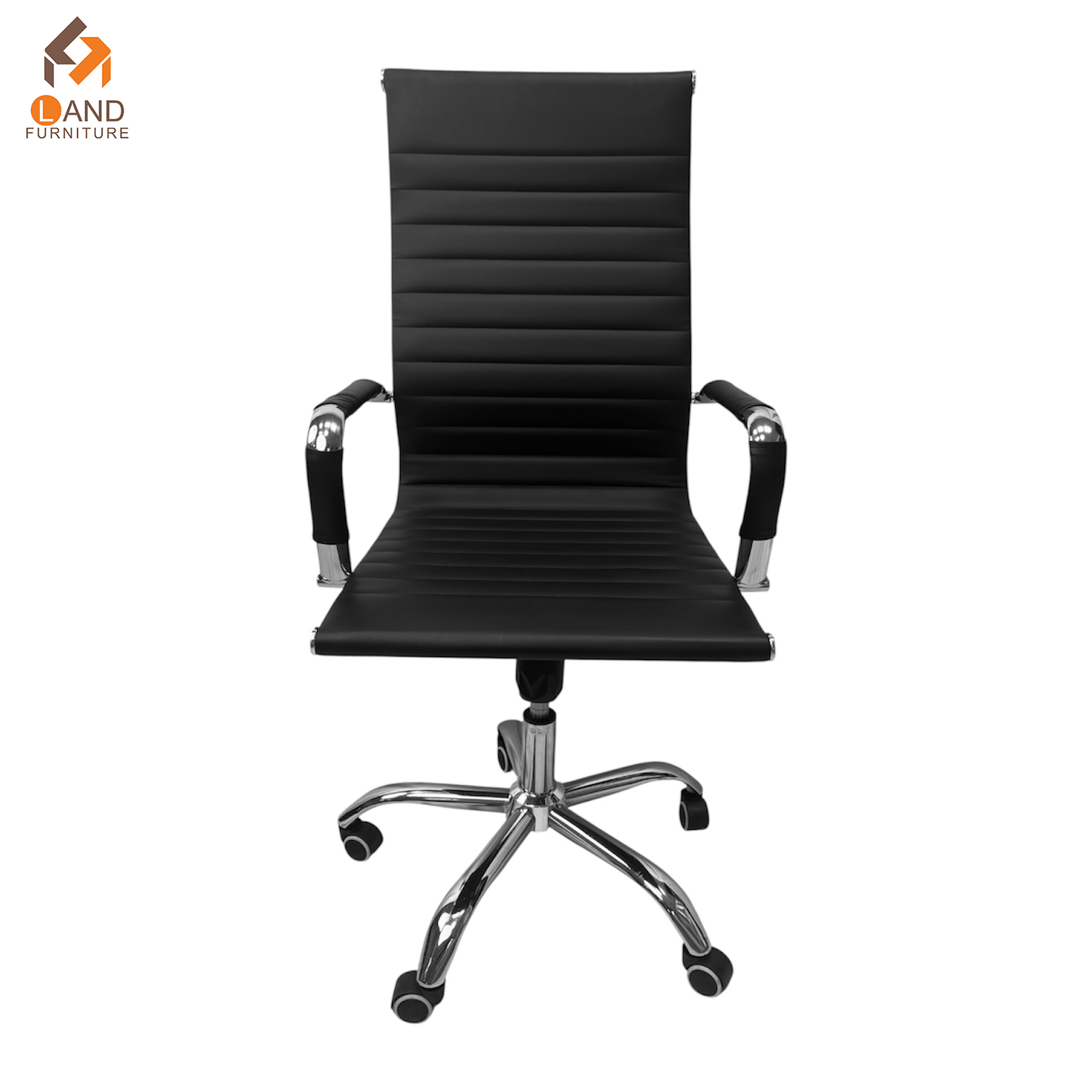 เก้าอี้สำนักงานทรงหนังริ้ว พนักพิงสูง(910)